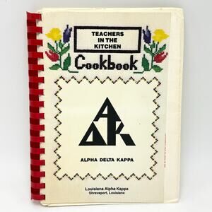Shreveport Louisiana Alpha Delta Kappa Cookbook Southern Recipes Vintage 1980s